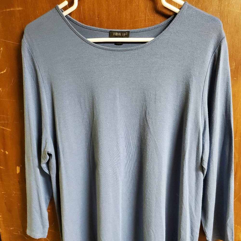 Slate Blue 3/4 Sleeve Top - LP